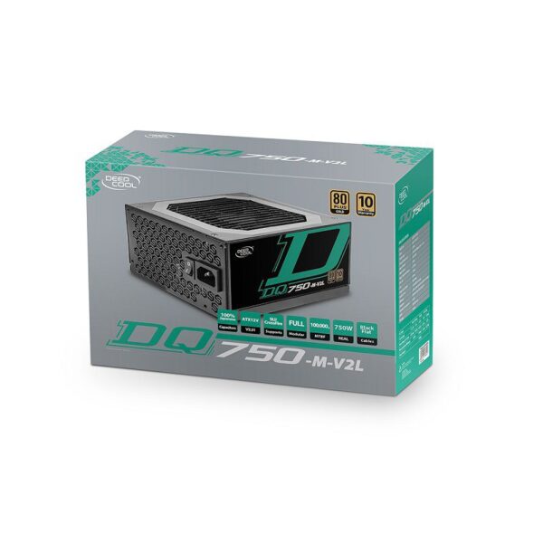 Nguồn Deepcool DQ750-M-V2L Black 750W 80Plus Gold